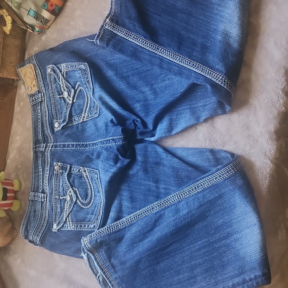 Silver Jeans Women's Dark Blue Boyfriend Jeans - Picture 8 of 13